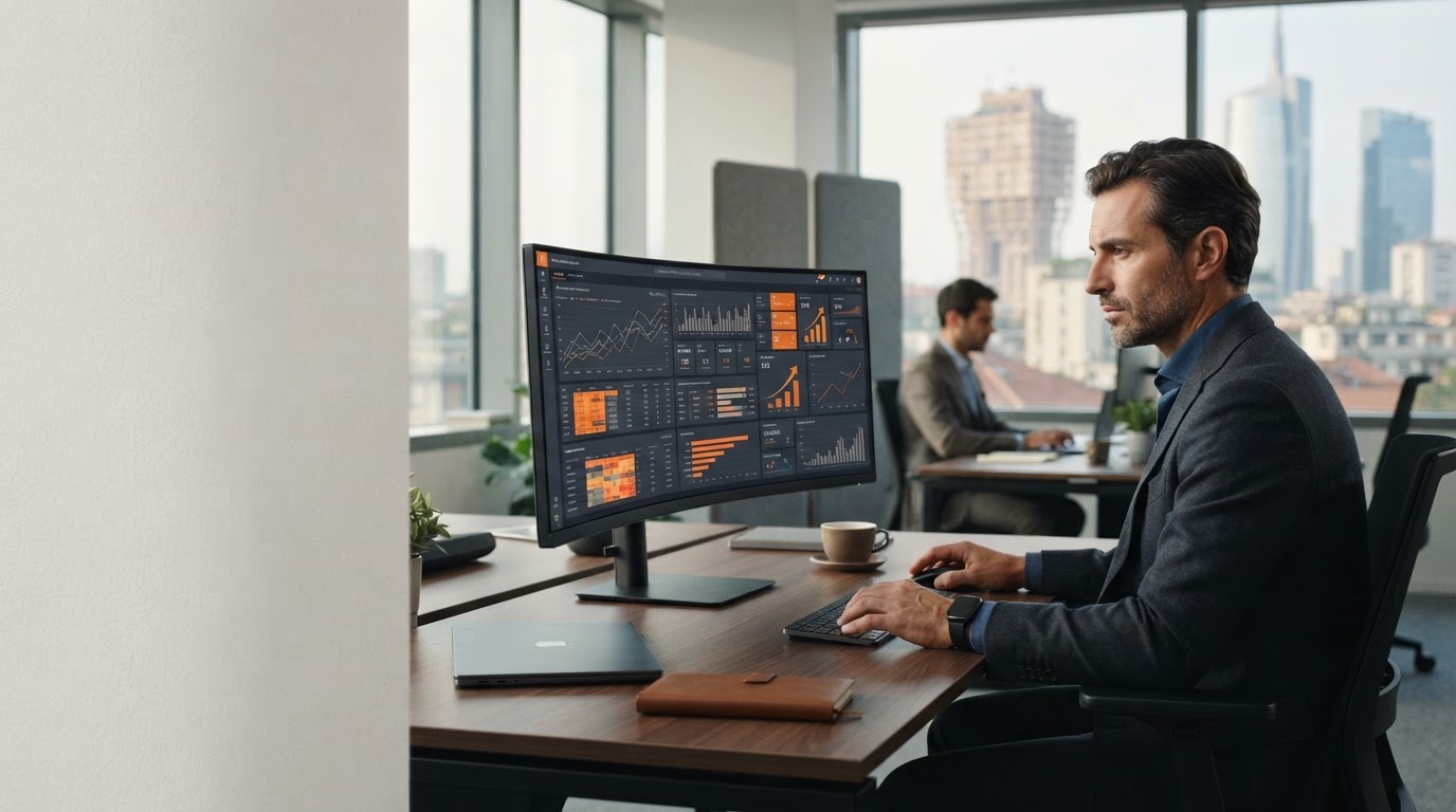 Abbonamento digitale — dashboard di analisi dati per l'ottimizzazione della liquidità aziendale